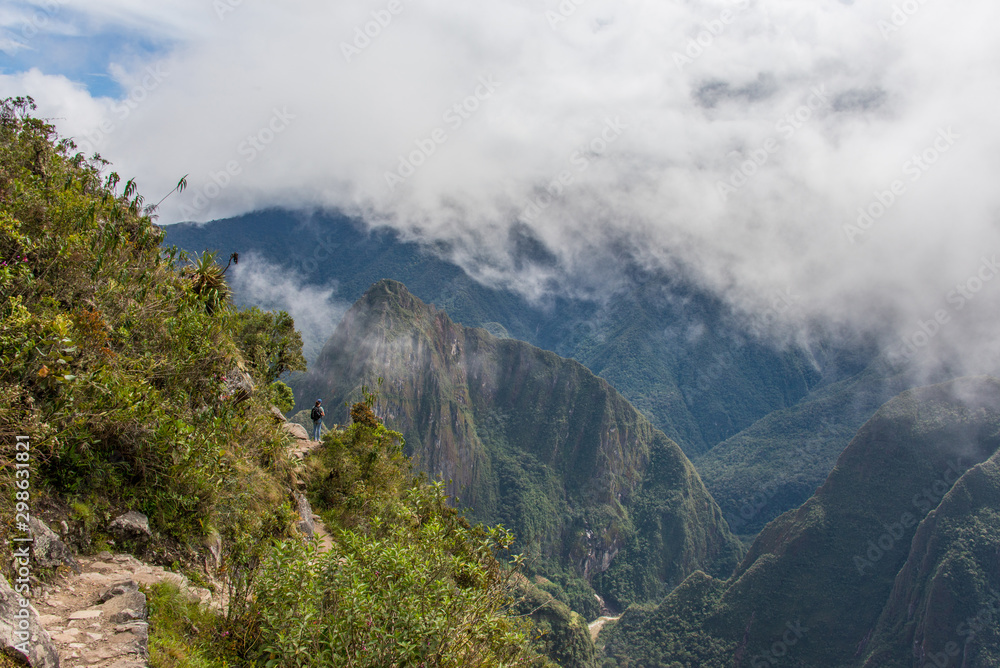 Andes. View from the Machupicchu mountain