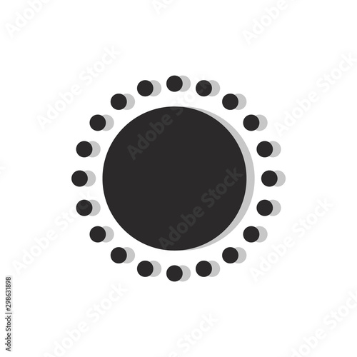 figuration flat icon, vector symbol