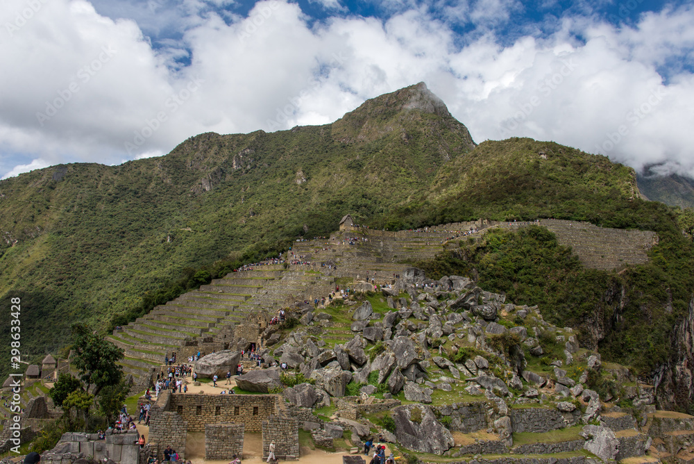 Andes. View from the Machu picchu