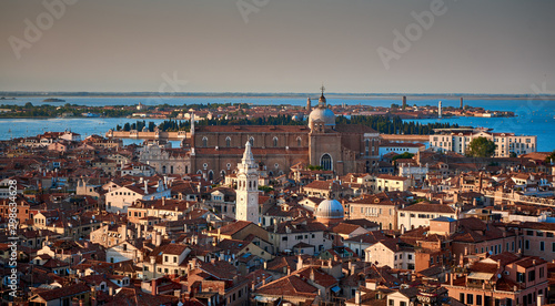 View from Campanile di San Marco Venice Italy