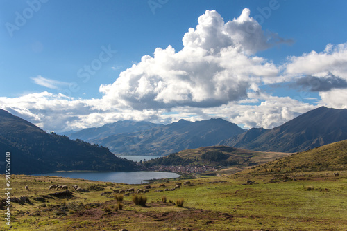 Wallpaper Mural View of lagoon Acopia in Peru Torontodigital.ca