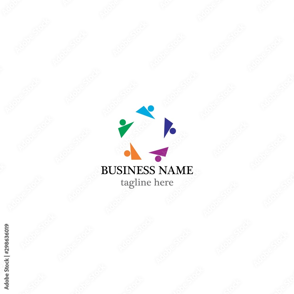community logo template vector icon design community logo template vector icon design