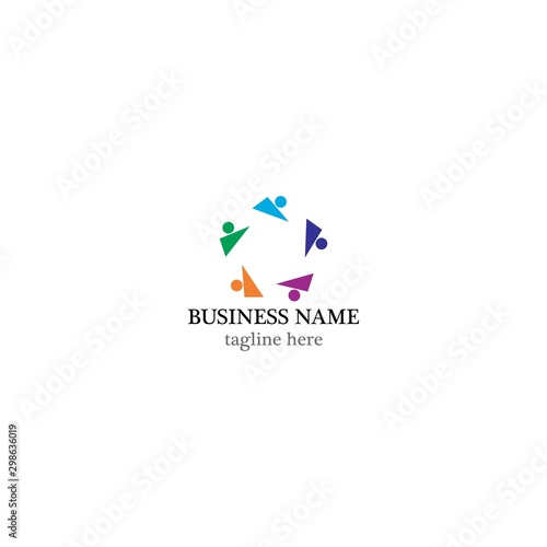 Free Download community logo template vector icon design - GFXLoad