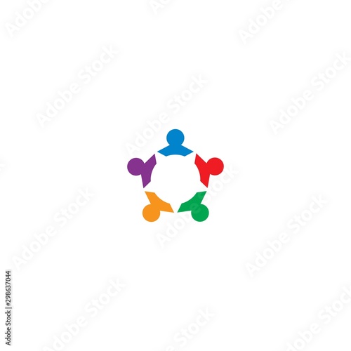 community logo template vector icon design