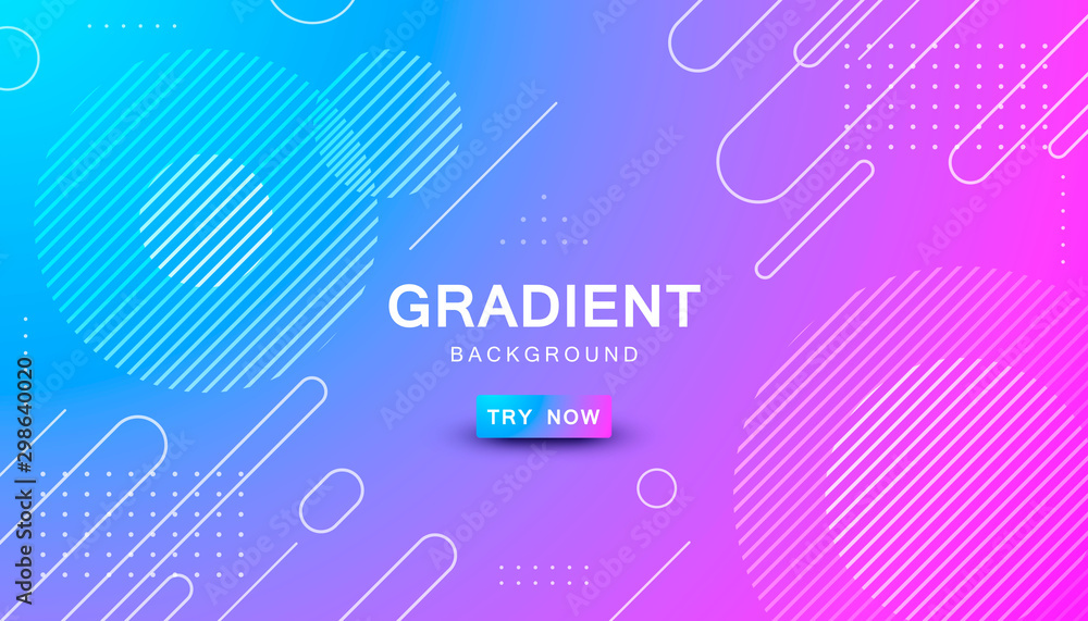 © Fajar - blue and pink gradient geometric shape background © Fajar - blue and pink gradient geometric shape background