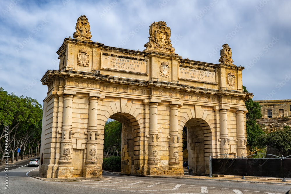 Portes des Bombes Gate in Malta