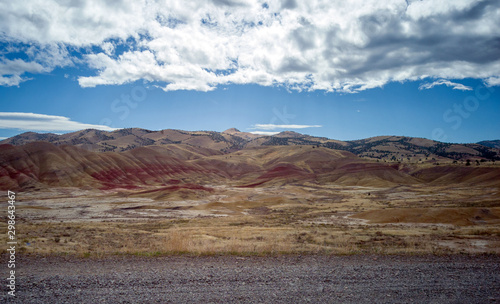 Awesome images of the colorful well preserved John Day Fossil Beds Painted Hills Overlook Area in Mitchell  Oregon.