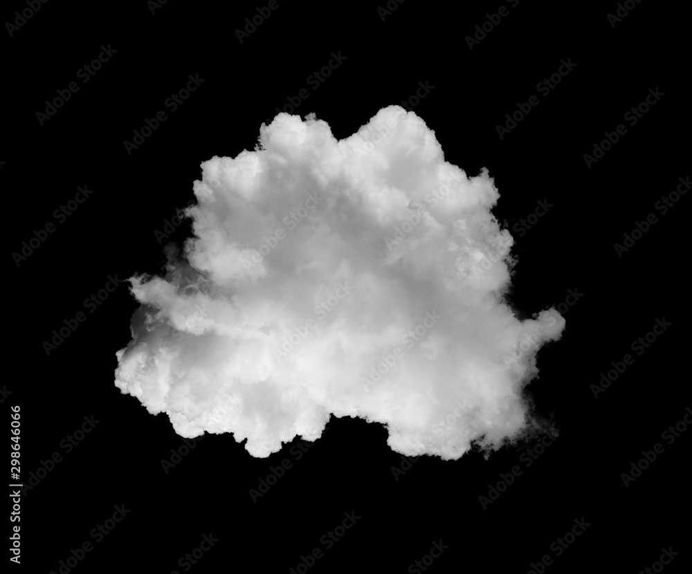 white clouds isolated on black background white clouds isolated on black background