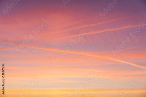 Fototapeta Naklejka Na Ścianę i Meble -  beautiful sunrise in the south of France