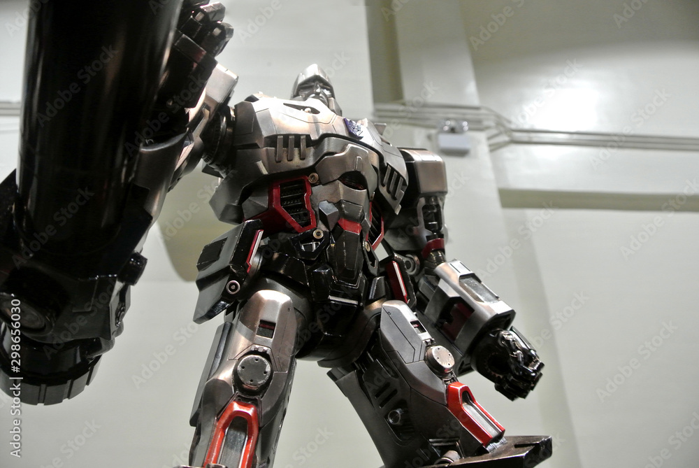 KUALA LUMPUR, MALAYSIA APRIL 07, 2018 Megatron action figure of