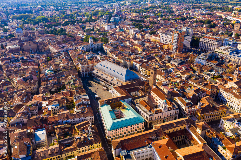 Ταπετσαρία Aerial view of Padua cityscape with buildings and streets