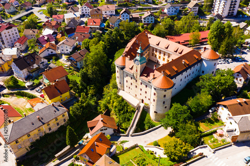 Small Slovenian town Idrija