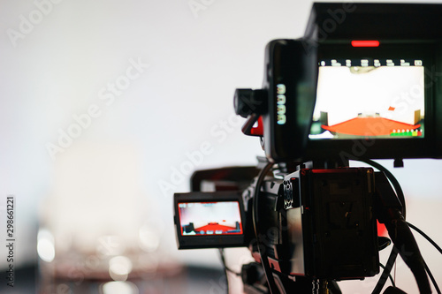 Professional equipment for shooting and broadcasting video. Electronics and broadcasting devices