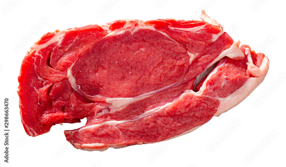 Fototapeta premium Raw beef sirloin steak