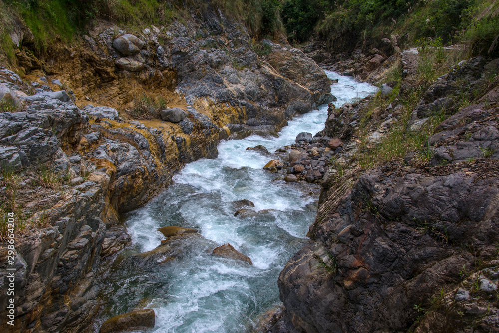 Raging river in Peru (Salkantay track) Raging river in Peru (Salkantay track)