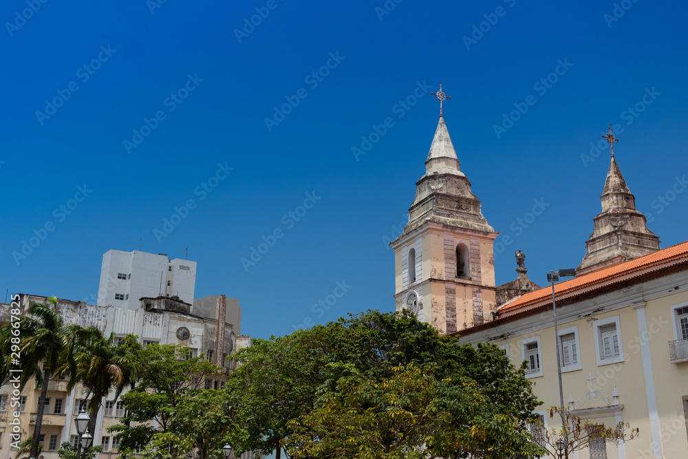 Igreja da Sé em Centro Histórico em São Luís, Maranhão