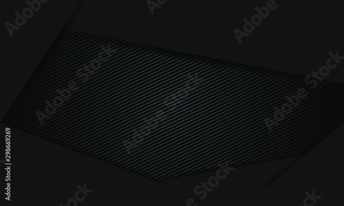 Black background pattern and triangle shape