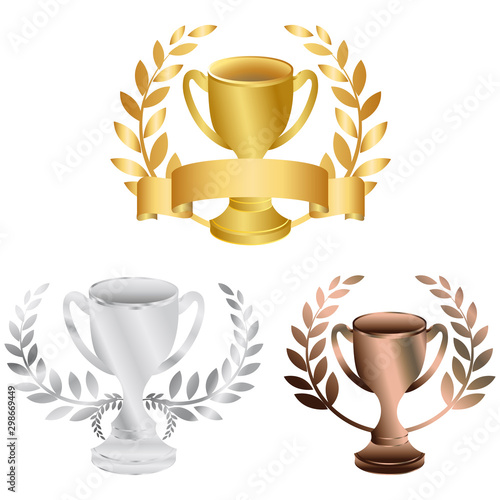 Prize-winning places gold silver bronze Vector. Prize-winning places gold silver bronze JPG. Prize-winning places gold silver bronze Object. Prize-winning places gold silver bronze Picture