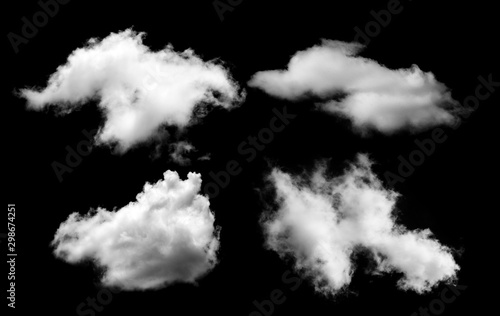 Clouds on black background. sky background