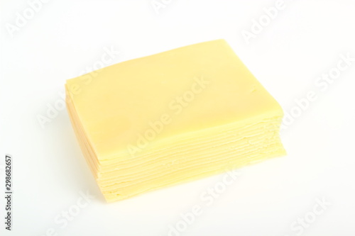 Block of Sliced Cheese