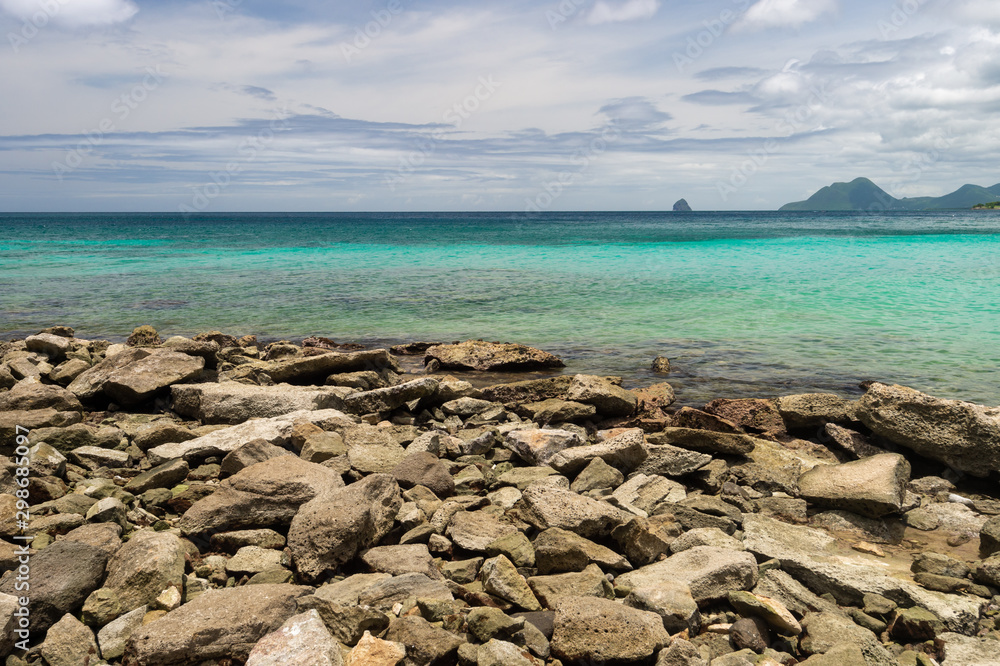 Anse Figuier Tropical Beach in Martinique Anse Figuier Tropical Beach in Martinique