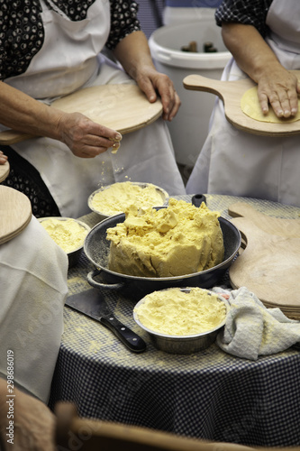 Pita bread corn photo