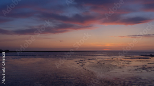 Abendrot, Strand