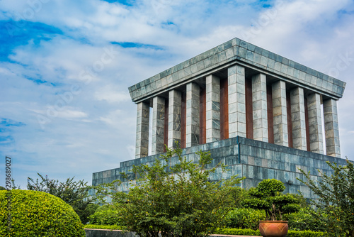 The President Ho Chi Minh Mausoleum in Hanoi, Vietnam photo