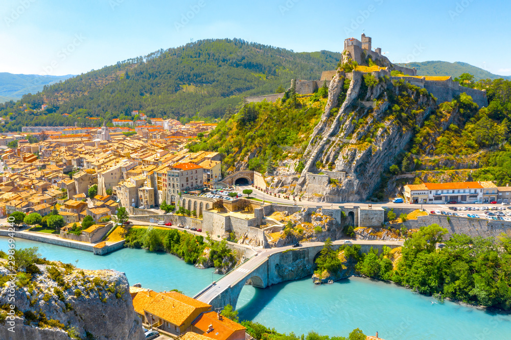Sisteron is a commune in the Alpes-de-Haute-Provence department in the Provence-Alpes-Cote d'Azur region in southeastern France
