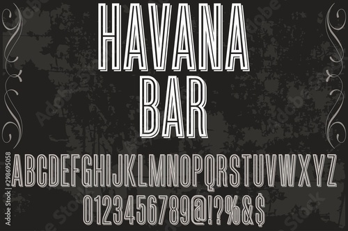 abc Font alphabet Script Typeface handcrafted handwritten vector label design winter havana