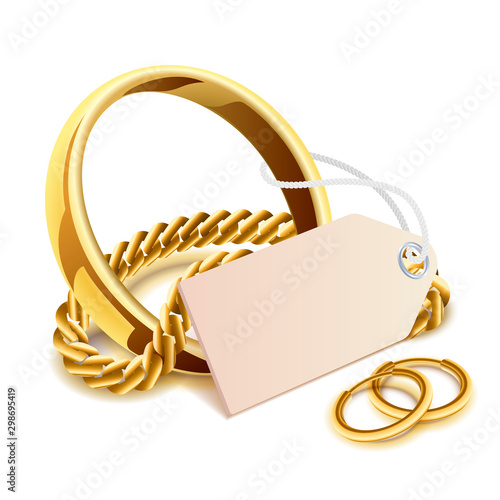 Jewelry pawn shop sale icon on white background.