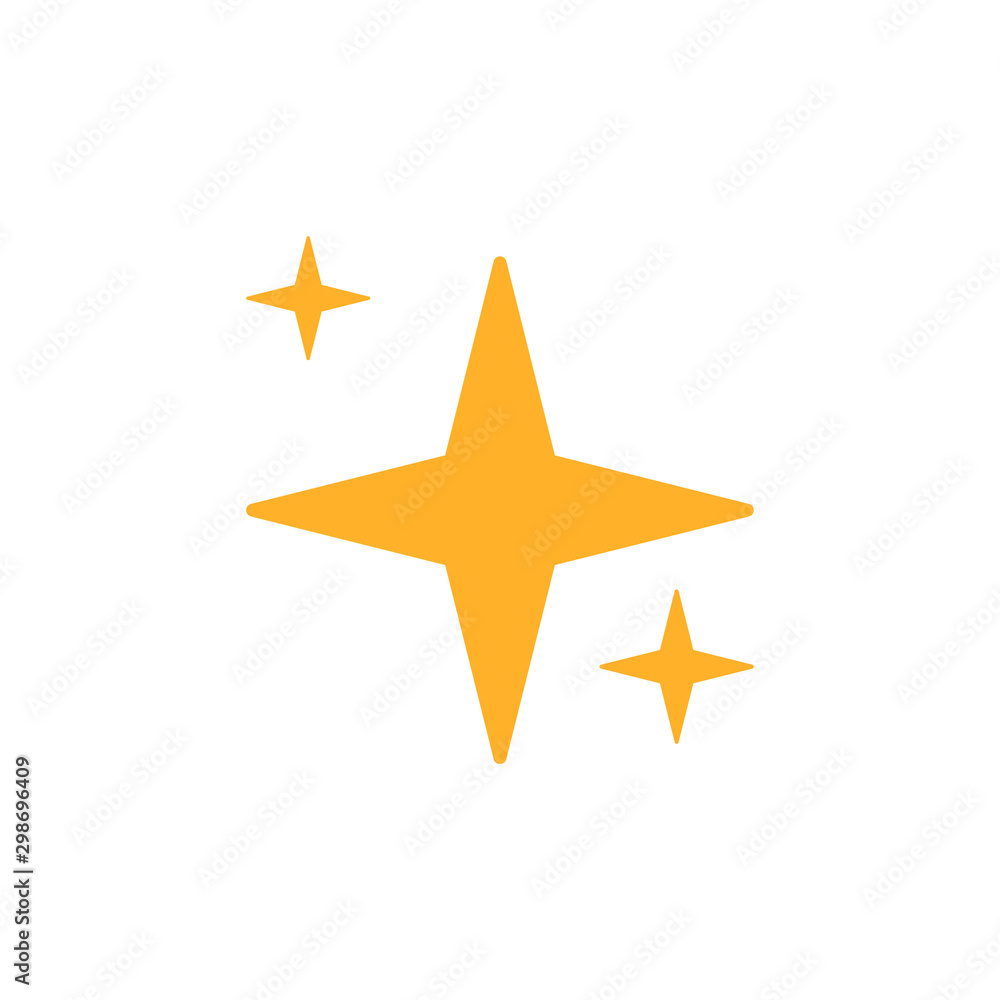 Shine vector icon isolated on white background. Vector illustration. Shine vector icon isolated on white background. Vector illustration.