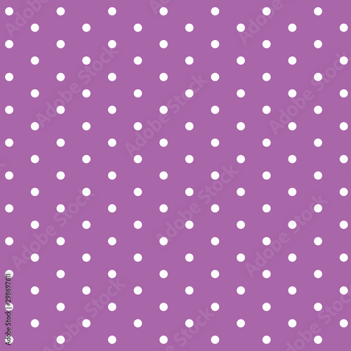 Background template design with polka dots on purple