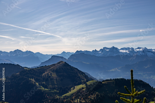 Der Blick auf die Gipfel