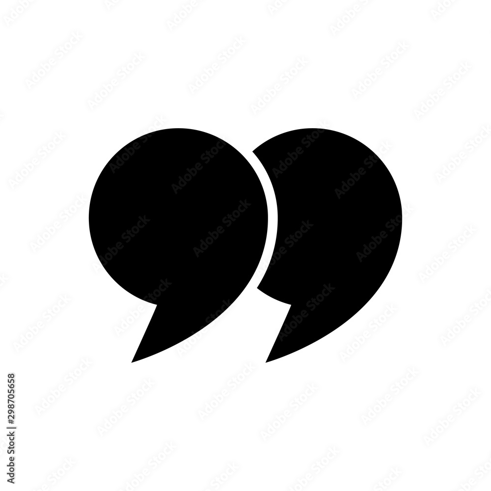 Quote icon trendy