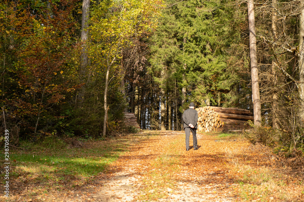Fototapeta premium Herbst auf dem Heuberg Baden-Württemberg Deutschland 