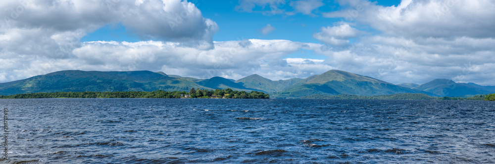 Loch Lomond, one of the most beautiful lakes in Scotland