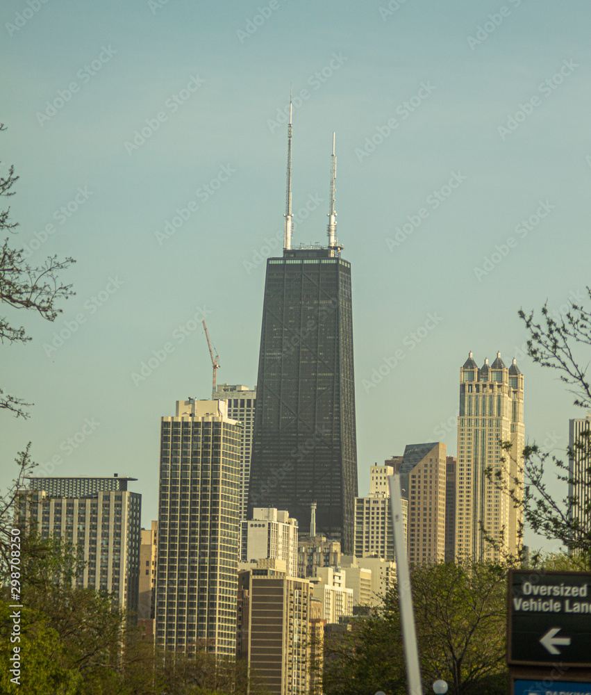 Fototapeta premium Chicago, Il. 22 maja 2019 r. Wizerunek miasta Chicago