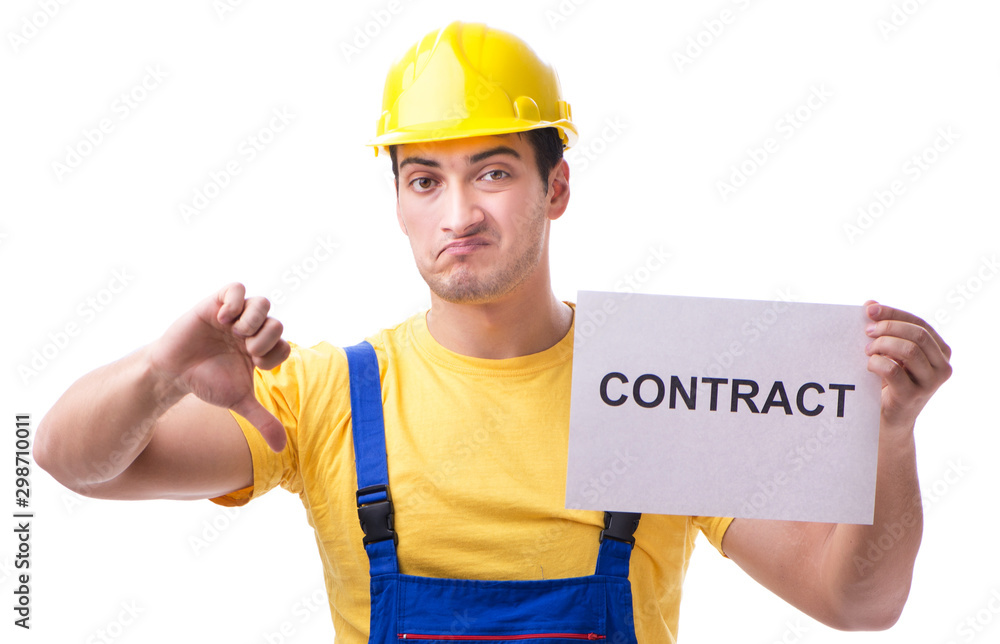 Worker not happy with his employment contract Worker not happy with his employment contract