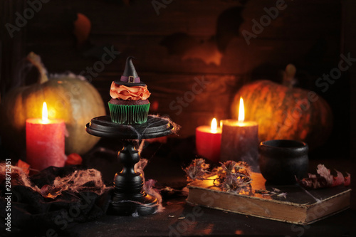 Halloween mystic background