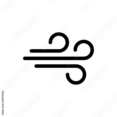 Wind icon trendy