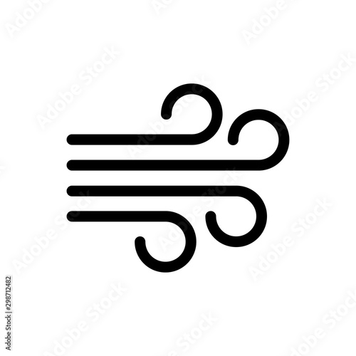 Wind icon trendy