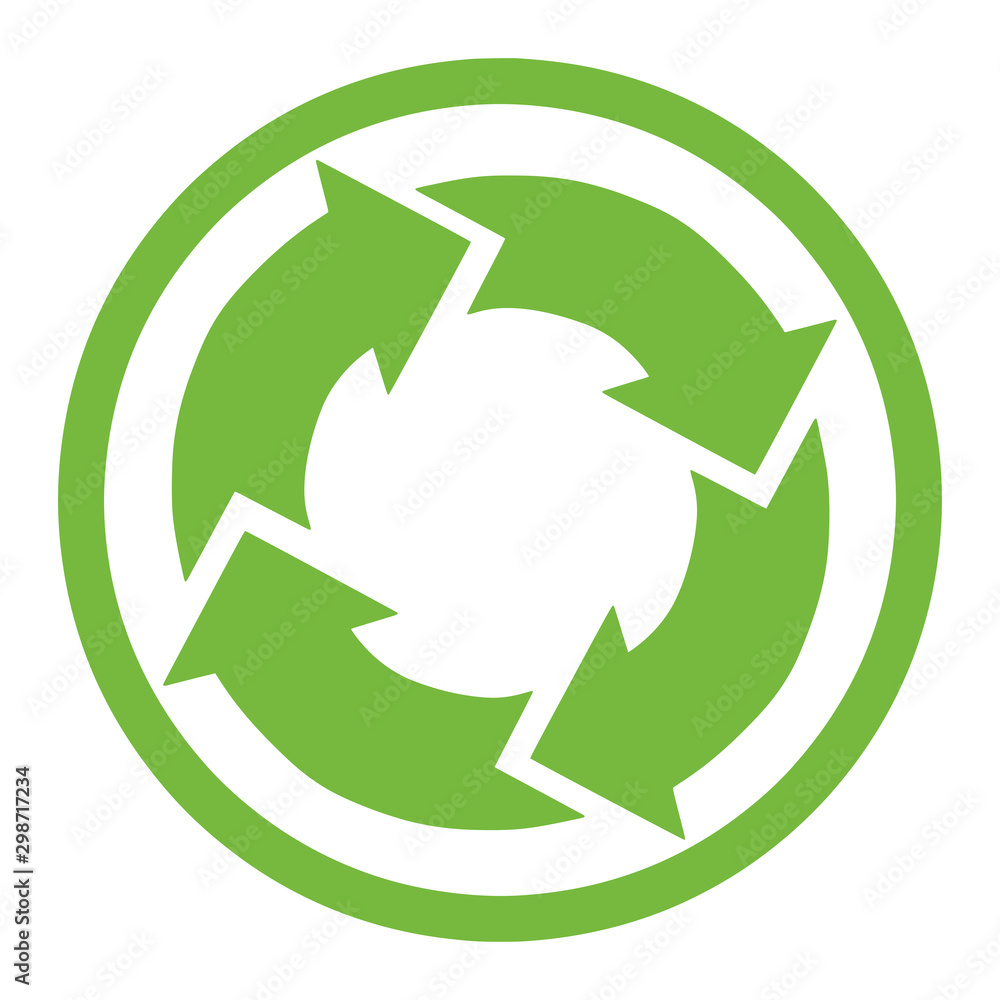 Recycle symbol icon 