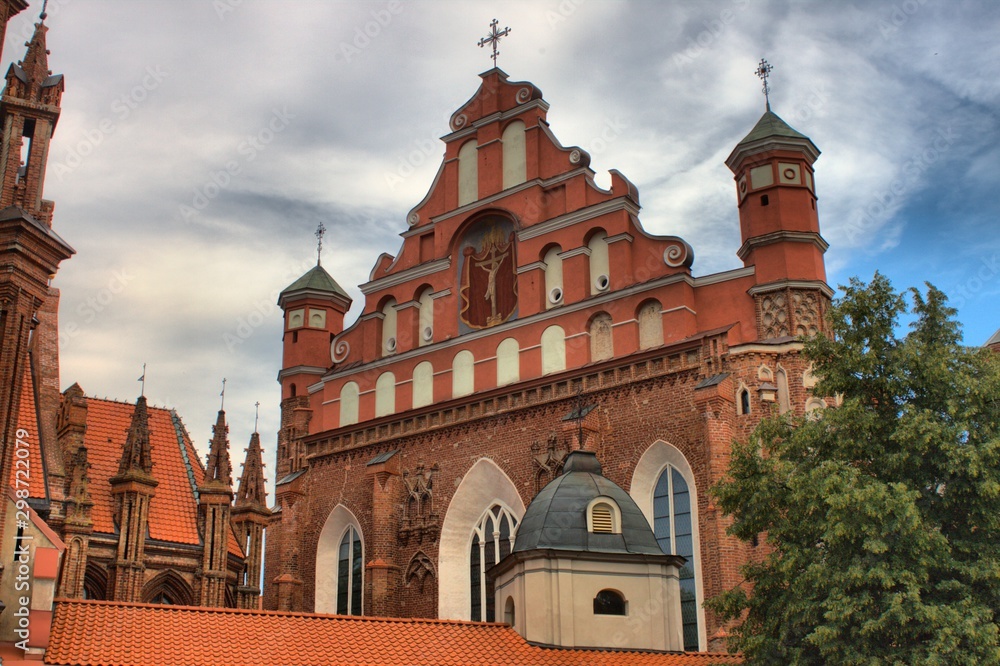 Gothic church of Saint Anne in Vilnius, lITHUANIA