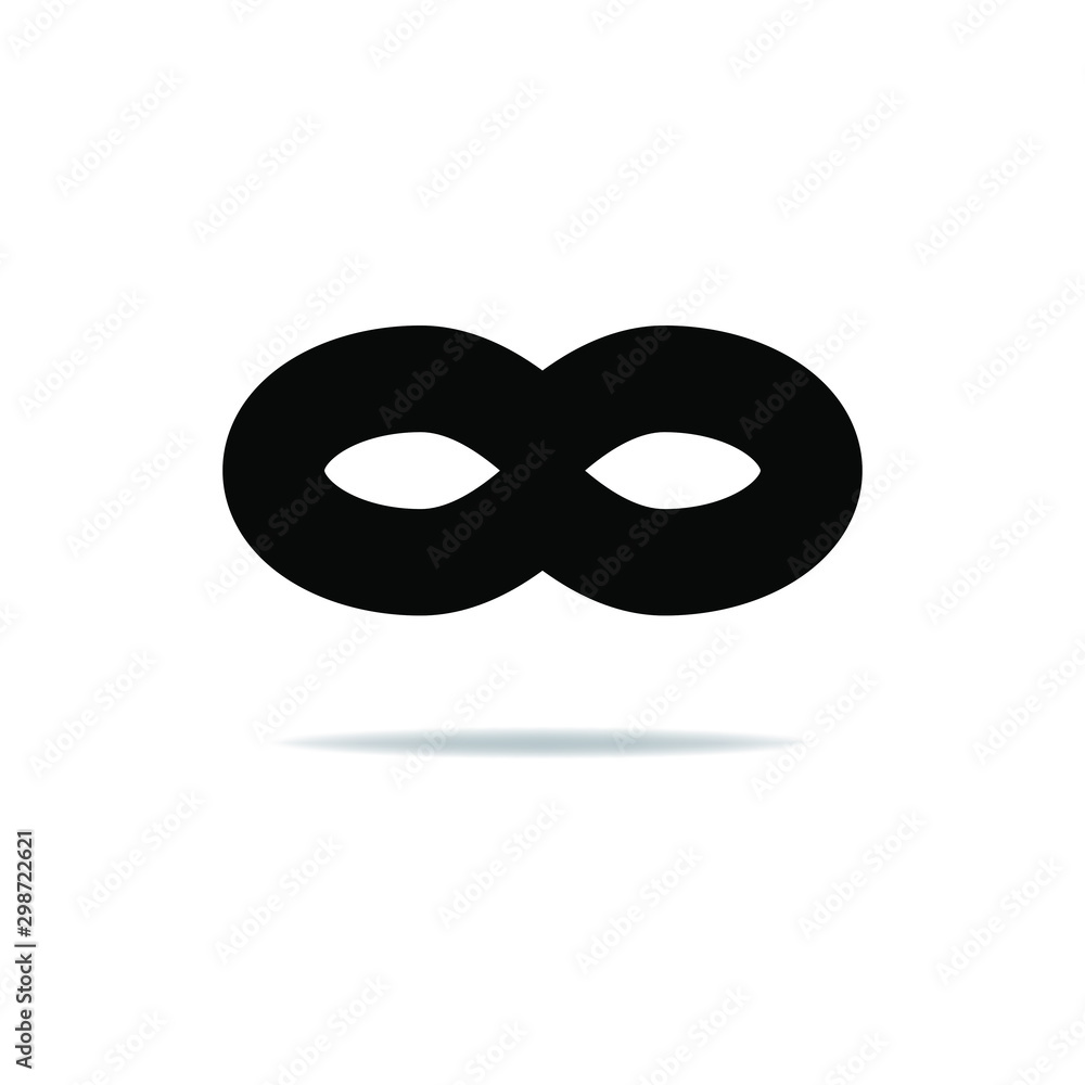 Party mask icon. Mask icon design isolated on white background. Vector illustration Party mask icon. Mask icon design isolated on white background. Vector illustration