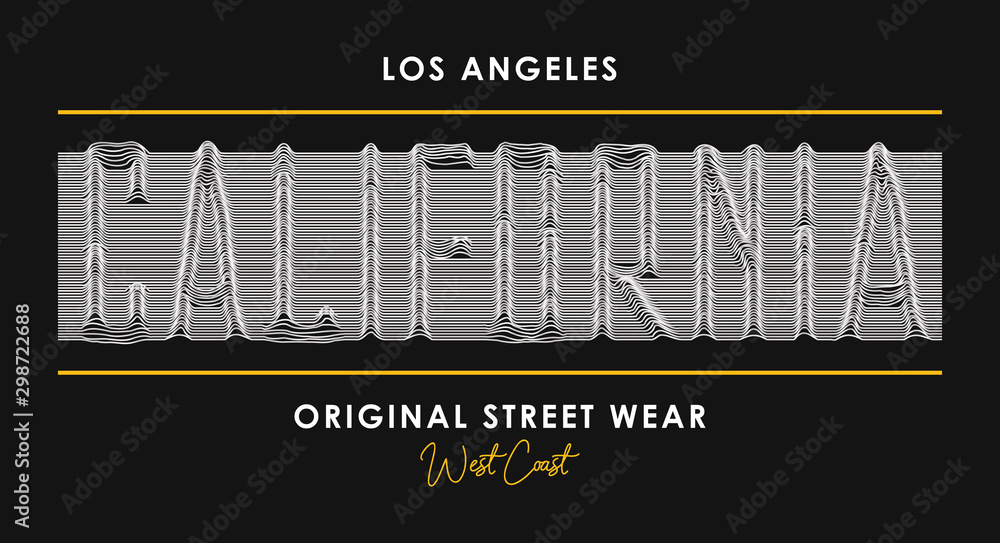 Los Angeles Street Wear T-shirt Design