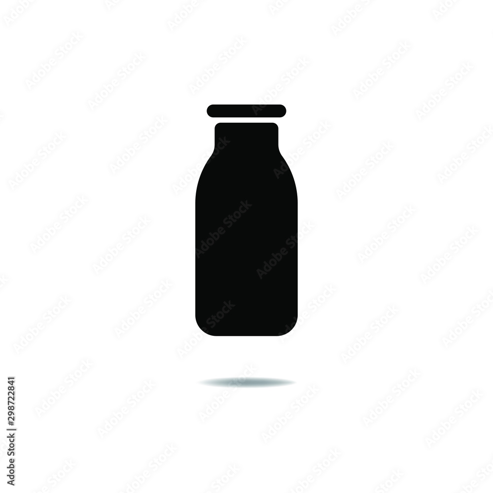Milk Bottle icon symbol vector sign isolated on white background Milk Bottle icon symbol vector sign isolated on white background