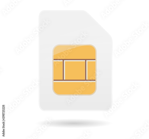 Telecommunication Sim Card - Icon