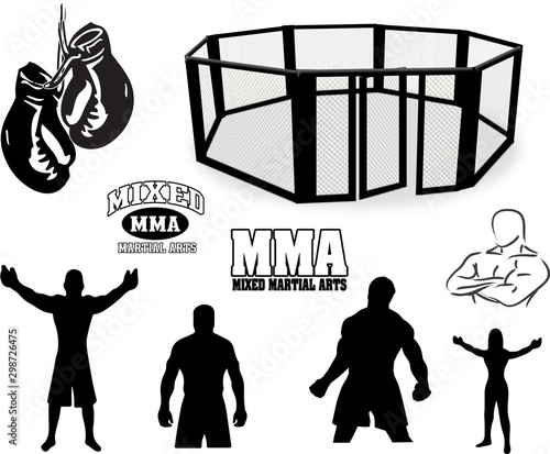 MMA Mixed Martial Arts Fight Fighter Boxing Collection