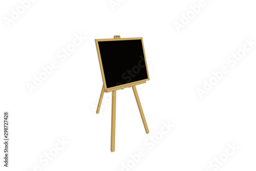 Schreibtafel auf einer Staffelei (Vektor)